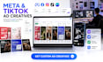 design meta and tiktok ad creatives in canva