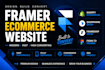 create a modern framer website with responsive design