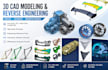 3d  reverse engineering stl to cad 3d scan to editable model mesh to cad