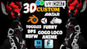 create a custom vrchat avatar with facial tracking, physbones and quest setup