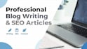 write seo blog posts ,articles and website content