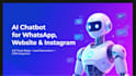 create ai chat bot for website, whatsapp and instagram dm
