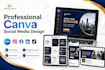 design canva social media posts