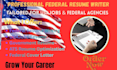 prepare a complete USA jobs federal application package