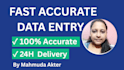 do image to excel typing, PDF to excel in 24h