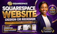 build squarespace website design or redesign squarespace website development