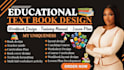 design educational textbook, workbook design, curriculum booklet, lesson plan