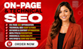 do on page and technical SEO optimization for google ranking