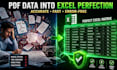 extract technical PDF and datasheets into audited excel matrices