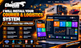 install and customize a complete courier and logistics management system