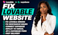 fix lovable, lovable ai website, lovable dev with stripe, supabase, auth