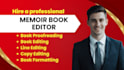 do memoir book editing, book proofreading, line, christian book copy editing