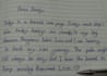 write neat handwritten letters and notes