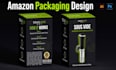 design amazon packaging, box, label and product packaging