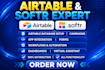 setup airtable database crm expert, airtable automation, airtable soft