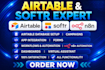 setup airtable database crm expert, airtable automation, airtable soft, n8n ai