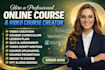 learning modules creation, quizzes, slide decks, online course virtual assistant