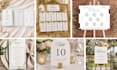 design wedding program, event signage, menu, and welcome sign templates