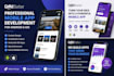 develop a goodbarber app for android and ios