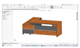 do cad modeling for parametric furniture, renders and technical drawings