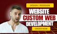 design a modern class static website or HTML ,CSS ,landing page