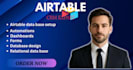 do airtable setup, airtable CRM, automation, softr