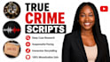 write suspenseful true crime documentary scripts