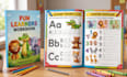 design children activity book worksheets coloring book and puzzles