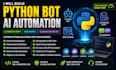 build python bot ai automation, scripting, web scraper, telegram discord bot