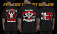 create trendy gym fitness t shirt design