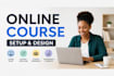 setup kajabi online course kajabi website design landing page sales funnel