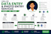accurate data entry, excel data cleaning, PDF to excel,