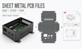 pcb enclosure sheet metal enclosure laser cutting dxf flat pattern dxf k factor