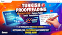 proofreading and localization for ai translated turkish texts