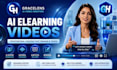 create online course video elearning course video with synthesia fliki hera ai