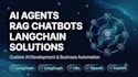develop ai agents, rag chatbots, and langchain solutions