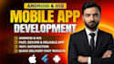 do mobile app development,android, ios app development as a flutter developer