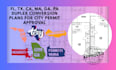 fl, tx, ca, ma, ga, pa duplex conversion plans for city permit approval
