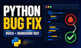 fix one python bug and add a regression test