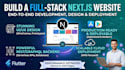 build a full stack react next js website with backend and AWS deployment