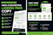 write high converting saas landing page and sales page copy