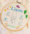 embroidery name hoop art