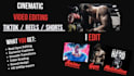edit engaging tiktok, gym, anime, and motivational videos