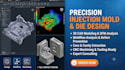 do precise injection mold, 3d design, cnc machining, moldflow and consulting