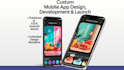 develop custom mobile app, publish to ios android stores