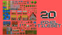 create 8bit 16bit top down pixel art background tilemap pixel tileset rpg game