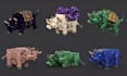 create custom minecraft blockbench model 3d minecraft entity, texture and model