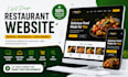 create food website, restaurant website, store website