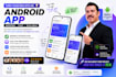develop a custom android educational app with kotlin and firebase
