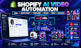 setup n8n shopify product ai video auto post youtube tiktok reels facebook ads